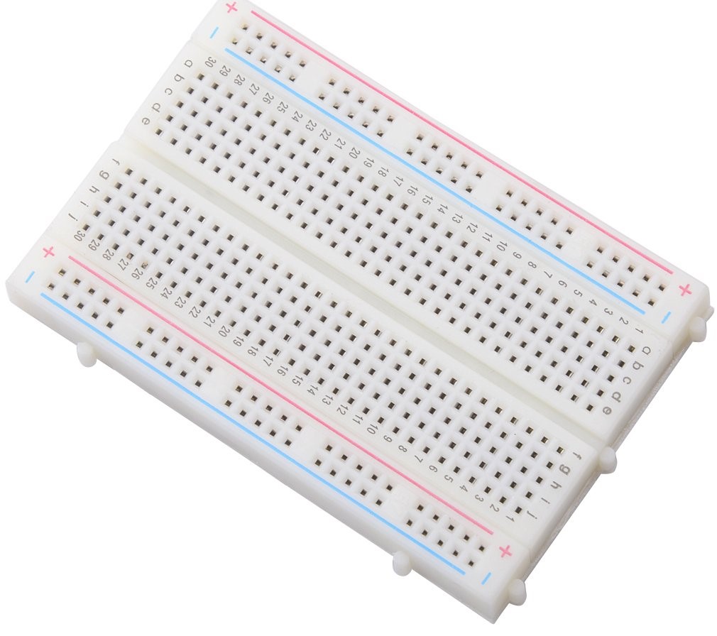 Image of a breadboard - alternatives to soldering