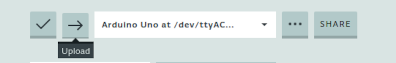 Arduino Plugin Upload Button